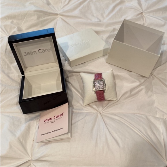 Jean carel watch with diamonds - Picture 2 of 7